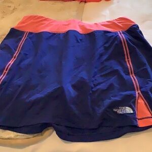 The North Face Navy and Coral Skirt